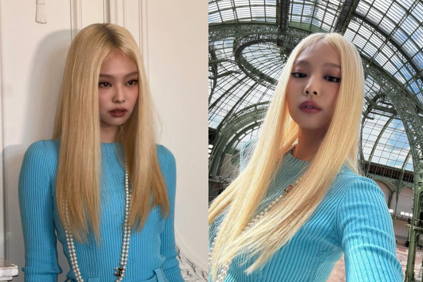 Jennie Blackpink’s blonde hair looks fake