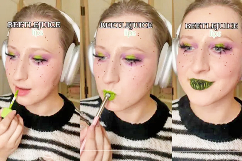 Beetlejuice lip trend | Gem Media Online