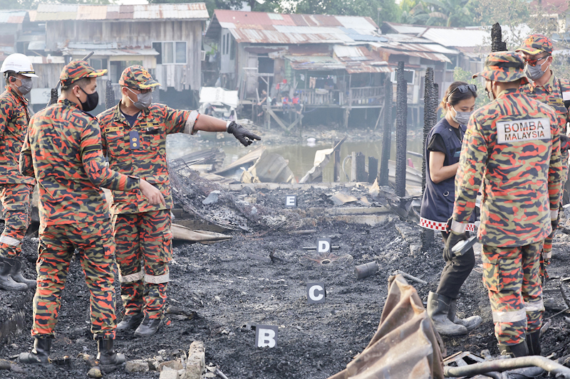 The victims of the fire accident were identified as siblings